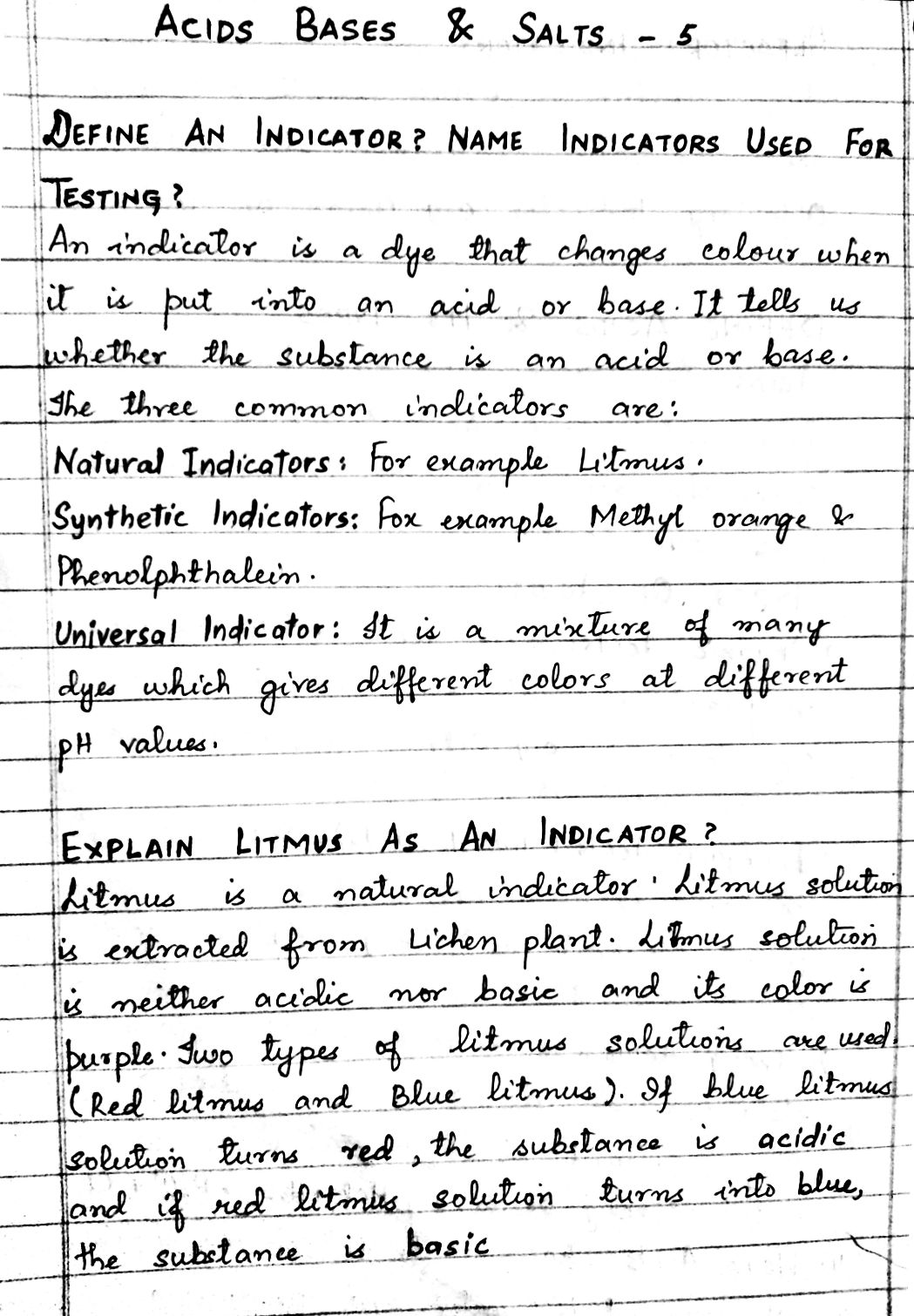 acids bases and salts notes pdf download Acids Bases Salts question answers Jkbose Ncert Cbse Solutions Class 10 Chemistry Chapter 2 Notes