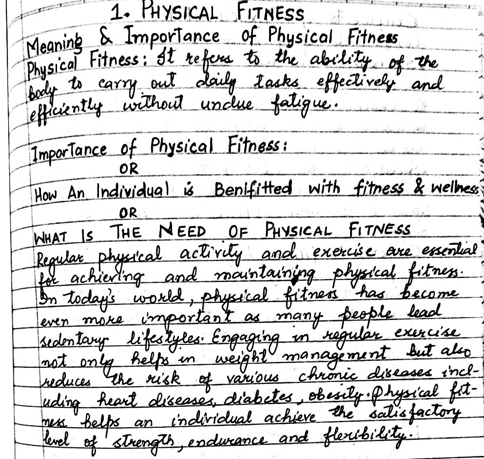 Jkbose physical education class 12 notes Pdf download Physical education handwritten notes physical education short notes 2025 2026 