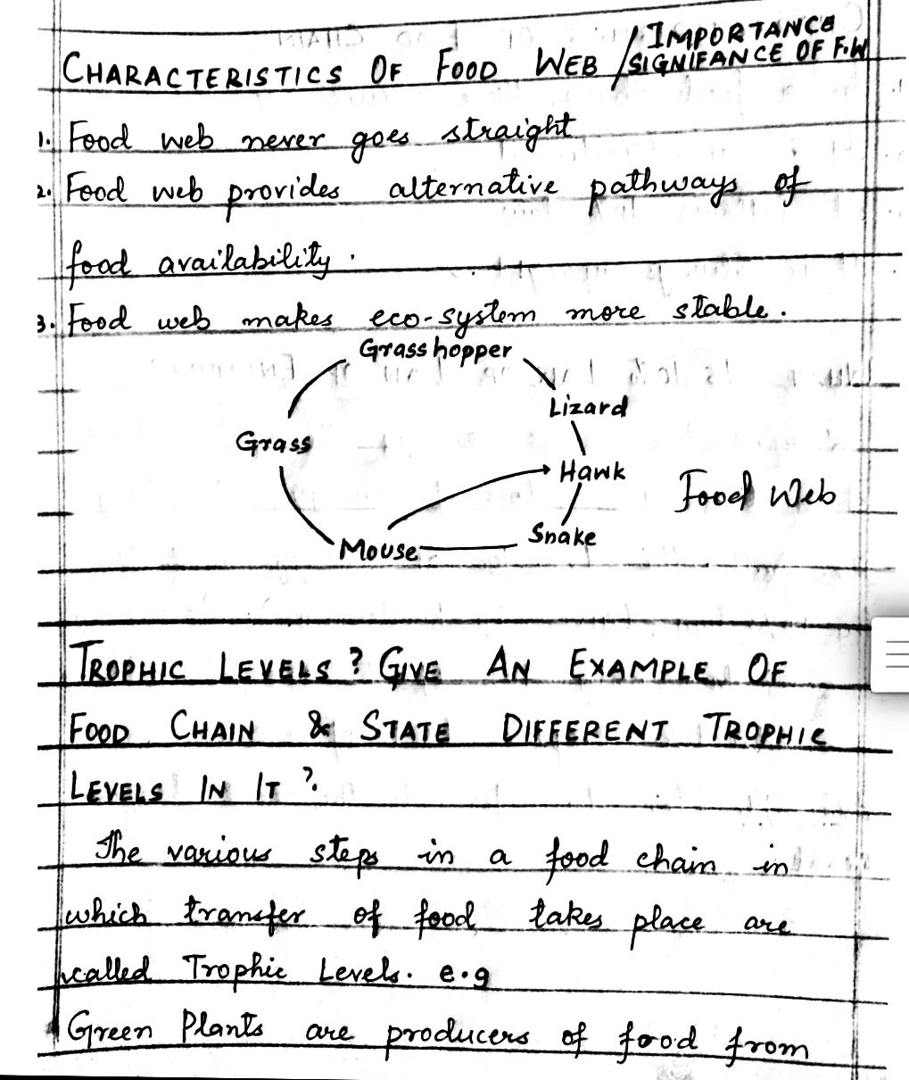 Our Environment Class 10 Science CBSE Handwritten Notes Jkbose important question answers Pdf Download Ncert solutions class 10 science chapter 15 notes