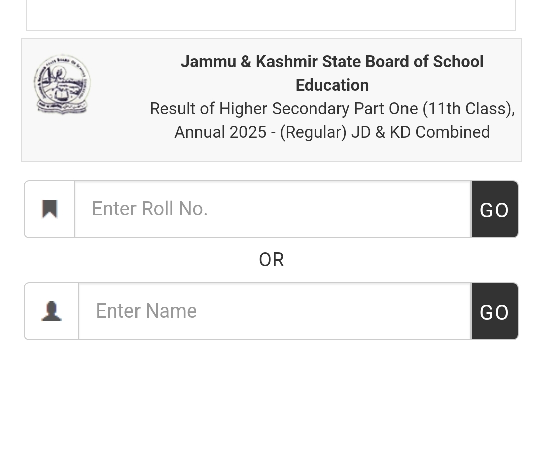 JKBOSE Results 2026 For Class 10th 11th 12th Jkbose class 10 result Jkbose class 11 result Jkbose class 12 result Latest update Jkbose Annual regular results Check Online Jkbose results declared Kashmir division 2025 Search By Name Search By Roll Number jkbose indiaresults.com results