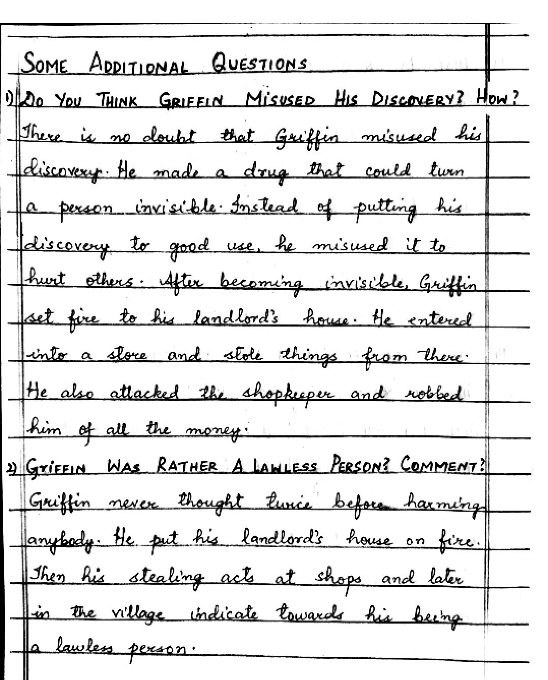 Footprints Without Feet Class 10 English CBSE NCERT JKBOSE Question Answers footprints without feet solutions Footprints without feet notes Pdf download footprints without feet summary Class 10th English Chapter 1 Notes