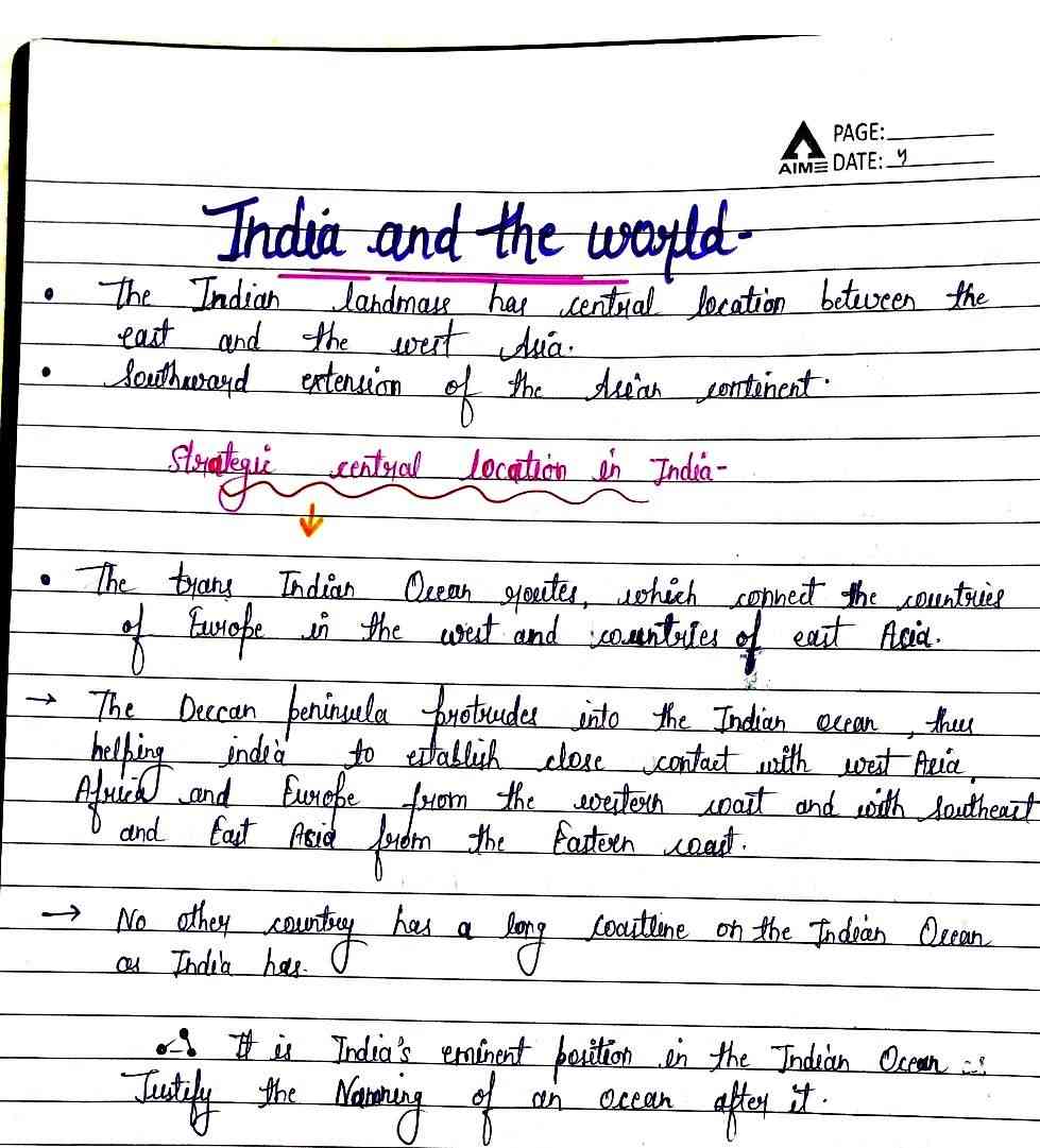 Geography Handwritten Solutions for JKBOSE Class 9th Pdf download Question Answers geography chapter wise notes