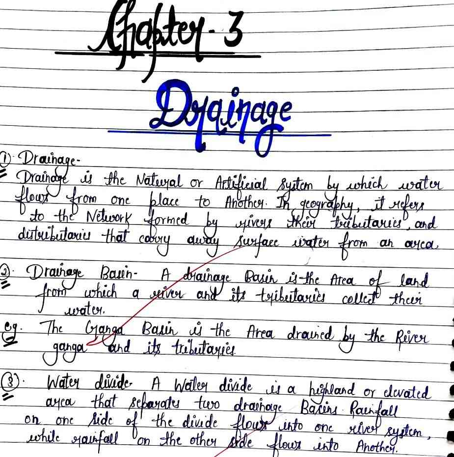 Geography Handwritten Solutions for JKBOSE Class 9th Pdf download Question Answers geography chapter wise notes