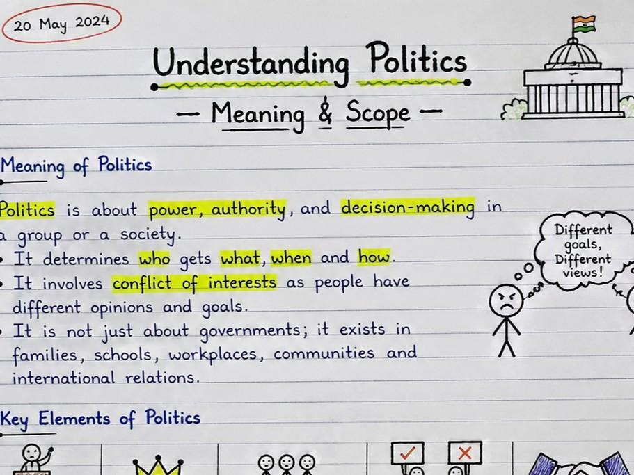 Political Science Study Material for Kashmir University BA 1st Semester
Political science notes
Pdf download
2026