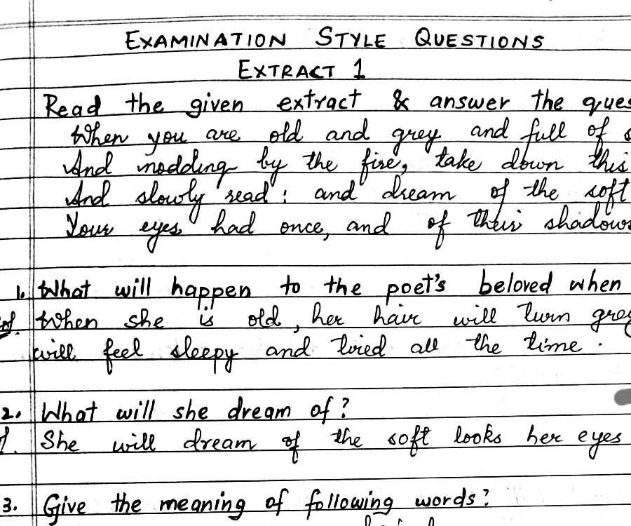 When You Are Old Question Answers Summary for JKBOSE Class 10 English
Poetic devices
Short Question Answers
Tulip series
PDF download
